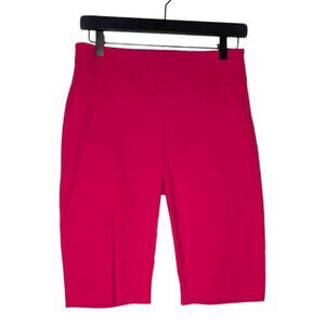 NWT Women's New York & Company Hot Pink Stretch Legging Shorts, Small